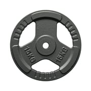 FitNord Vektplate med grep 30 mm, støpejern 15 kg 1