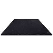 FitNord Gummiplate 1 m x 1 m x 30 mm, svart med hvite prikker 1