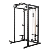 FitNord Power Rack 500 med øvre og nedre dragstasjon 1