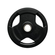 Vektskive 15 kg, FitNord Tri-Grip Svart G2