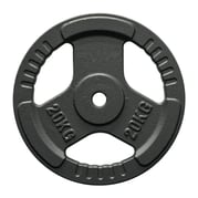 FitNord Vektskive med grep 30 mm, Støpejern 20 kg