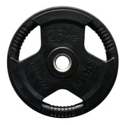 Vektskive 25 kg, FitNord Tri-Grip Svart G2