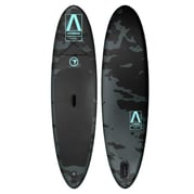 FitNord Aqua Lite SUP-brettsett, G2 Åbo (svart-turkis), med aluminiumsåre