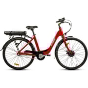 FitNord Classic 200 elsykkel, rød (540Wh batteri/35 Nm)