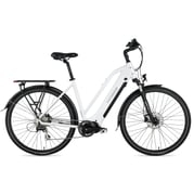 FitNord Ava 500 Elsykkel 2024, hvit (612 Wh batteri/80 Nm)