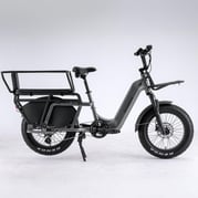 FitNord Cargo 350 Longtail Elsykkel 2025, grå