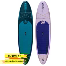 Brettsett: 2 x FitNord Aqua 330 SUP-brettsett, petrol & lavendel