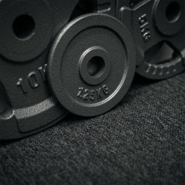 FitNord Vektskive 30 mm, Støpejern 1,25 kg 4