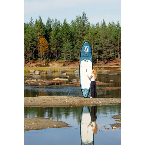 FitNord Aqua 330 SUP-brettsett, G2 KEMI (hvit-svart), med glassfiberåre 1
