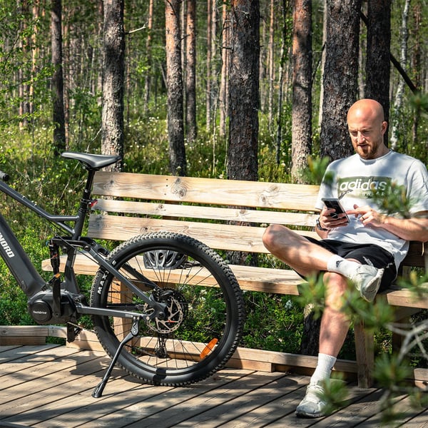 FitNord Ranger 700FS Terrengelsykkel G2, svart 3