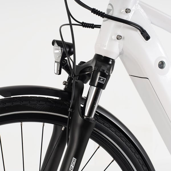 FitNord Ava 500 G2 Elektrisk sykkel, hvit 6