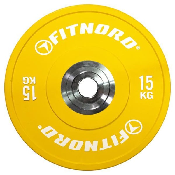 FitNord Competition Bumper Vektplate 15 kg 1