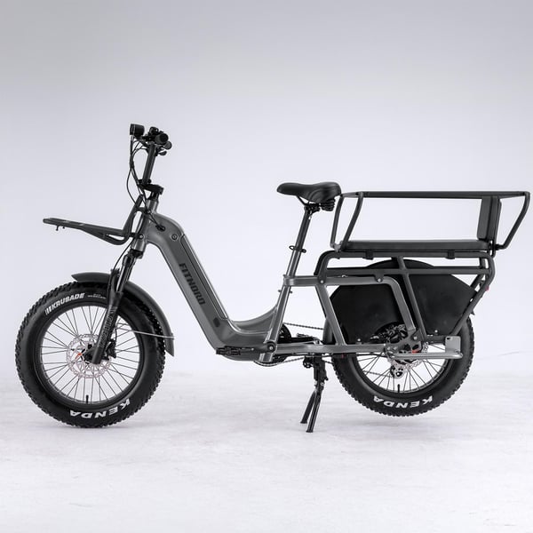 FitNord Cargo 350 Longtail Elsykkel, grå 3