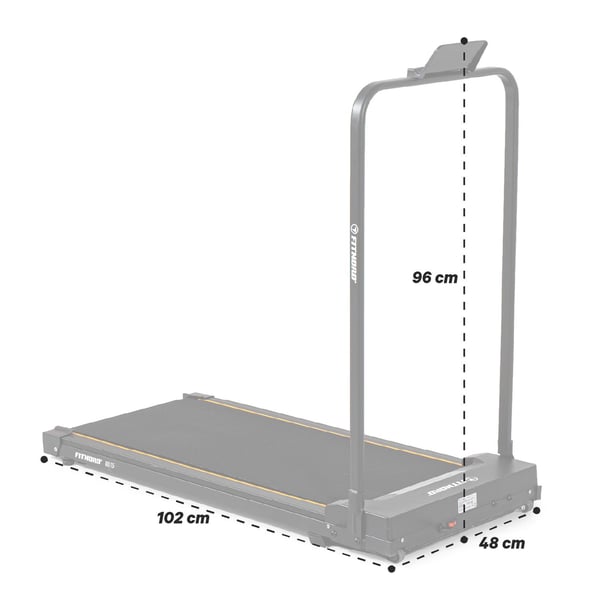 FitNord Go T5 Gåmølle / Walkingpad 9
