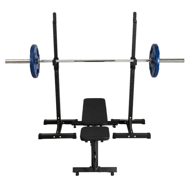 FitNord Benkpress- og knebøystativ 2