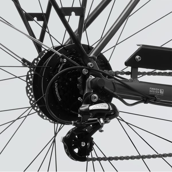 FitNord Venture 300 Elsykkel G2, svart 10