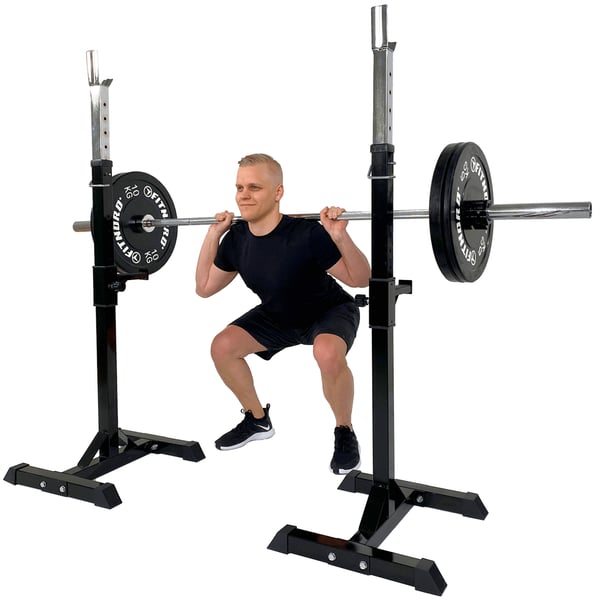 FitNord Benkpress- og knebøystativ 1