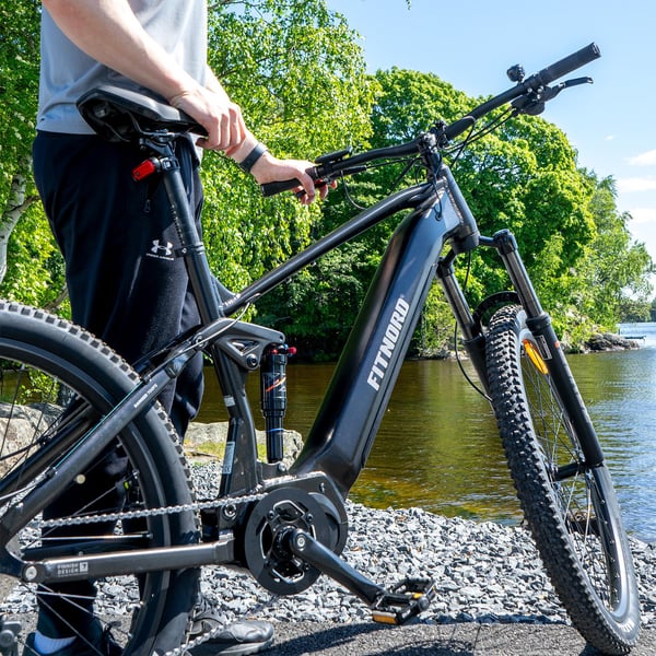 FitNord Ranger 700FS El-terrengsykkel, mintgrønn (720 Wh batteri) -23
