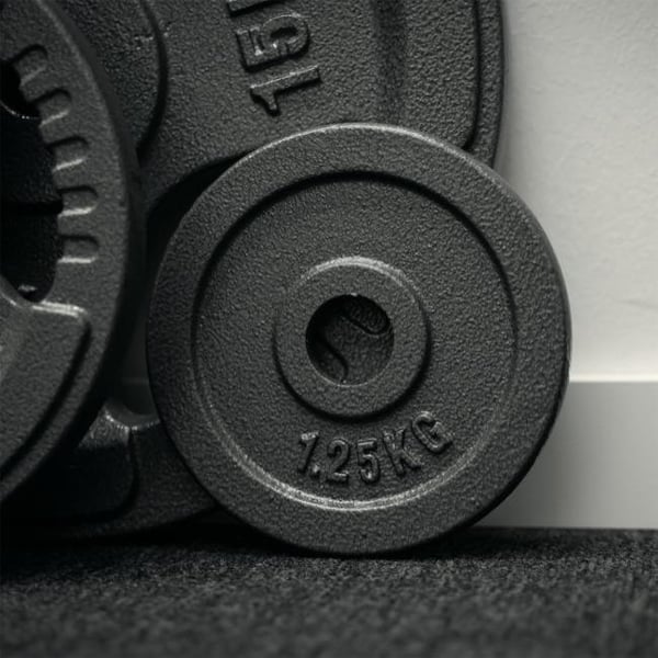 FitNord Vektskive 30 mm, Støpejern 1,25 kg