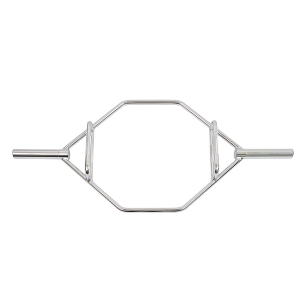 FitNord Hex Bar Markløftstang, sølv