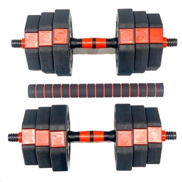 FitNord Justerbart Manual- og Pumpe-sett, Vinyl 20 kg
