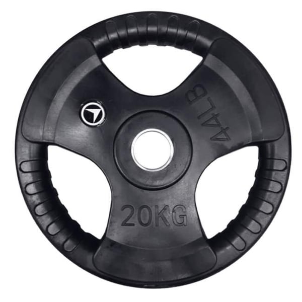 Vektplate 20 kg, FitNord Tri-Grip
