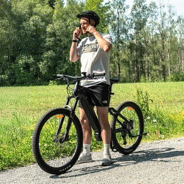 FitNord Ranger 700FS Terrengelsykkel 2025, svart