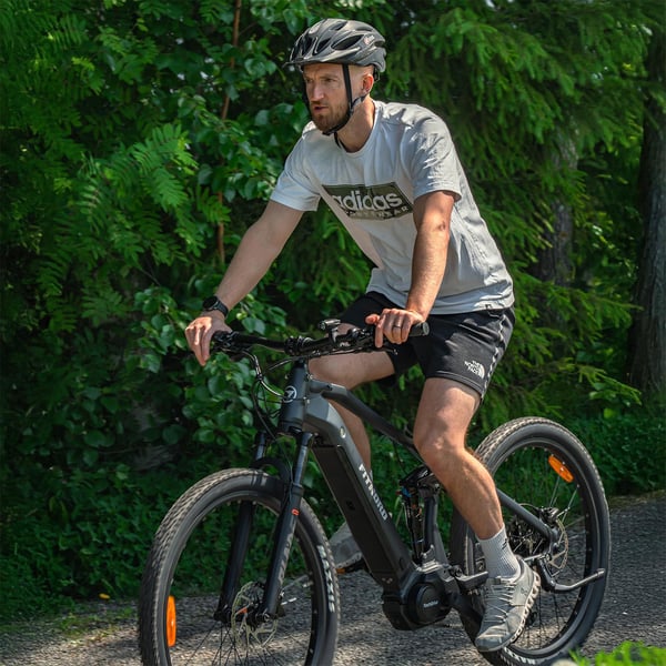 FitNord Ranger 700FS Terrengelsykkel 2025, svart