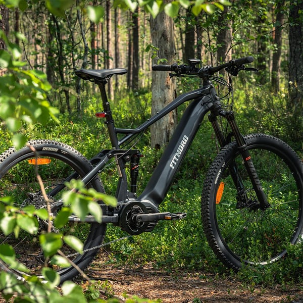 FitNord Ranger 700FS Terrengelsykkel 2025, svart
