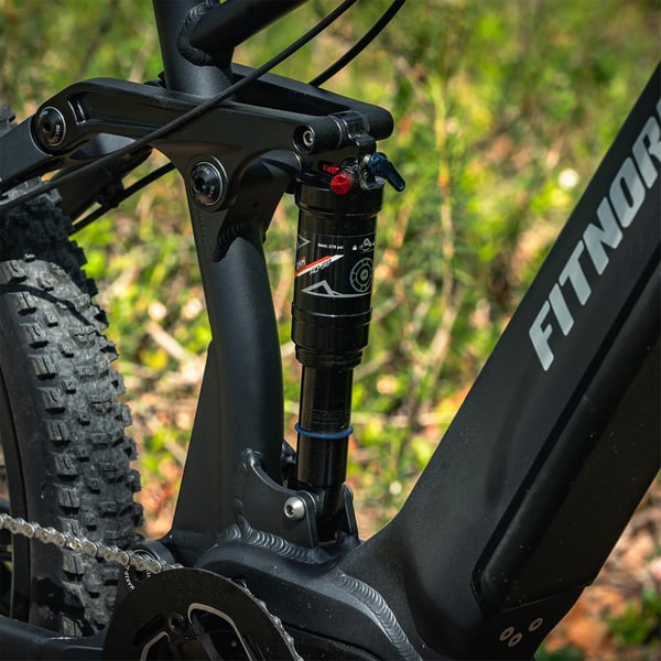 FitNord Ranger 700FS Terrengelsykkel 2025, svart