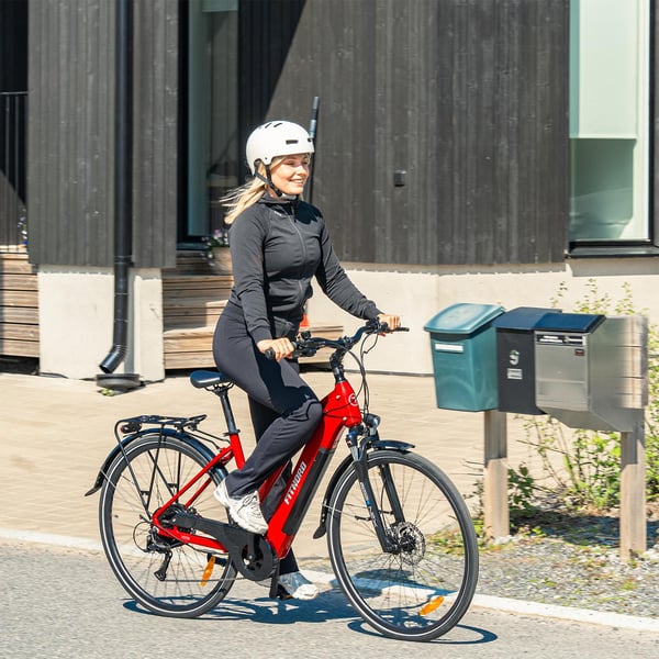 FitNord Ava 300 Elsykkel G2, rød
