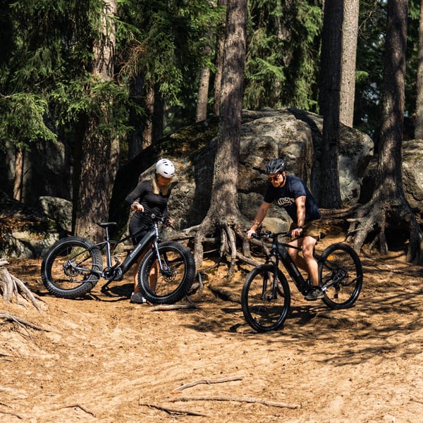 FitNord Rumble 500 Elfatbike 2025, svart