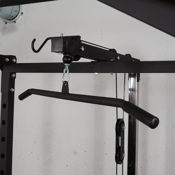 FitNord Power Rack 500 med øvre og nedre dragstasjon