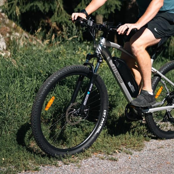 FitNord Ranger 200 El-terrengsykkel 2024, sølv (540 Wh batteri/45 Nm)