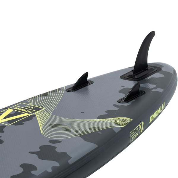 FitNord Aqua 300 SUP-brettsett, G2 NÄSI (lime-svart), med aluminiumpadle