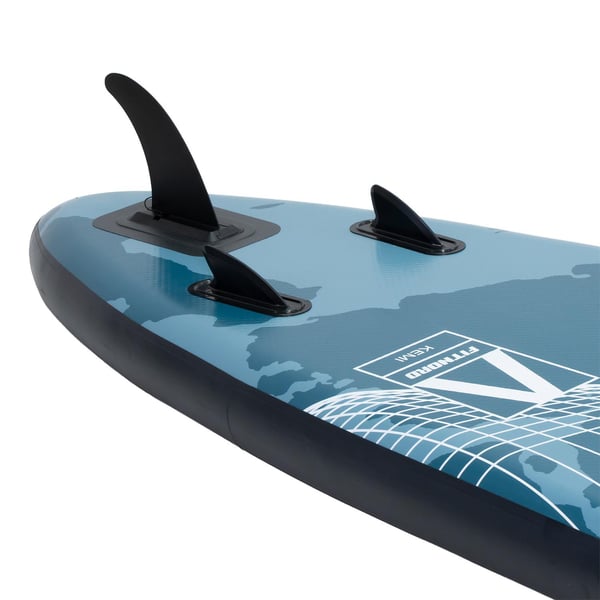 FitNord Aqua 330 SUP-brettsett, G2 KEMI (hvit-svart), med glassfiberåre