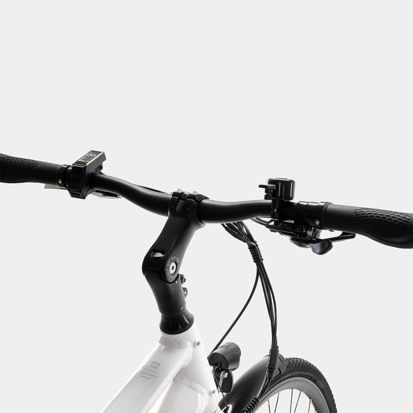 FitNord Ava 200 Elsykkel 2024, hvit (540 Wh batteri/35 Nm)