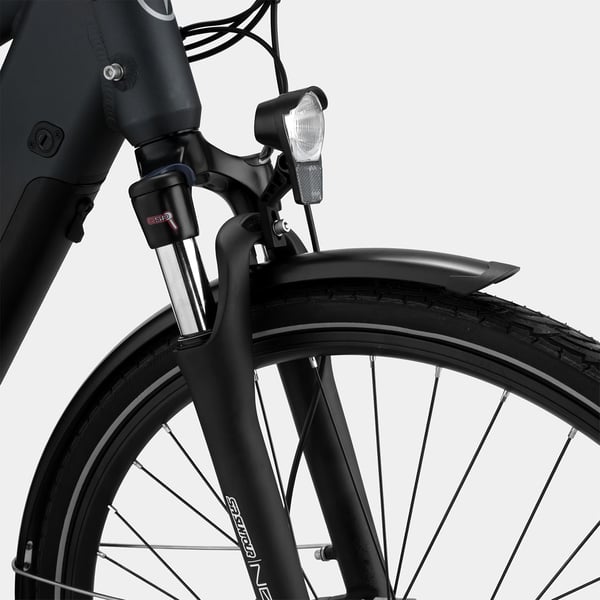 FitNord Ava 500 Elsykkel 2024, svart (612 Wh batteri/80 Nm)