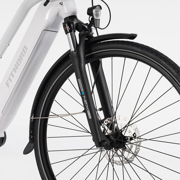 FitNord Ava 500 G2 Elektrisk sykkel, hvit