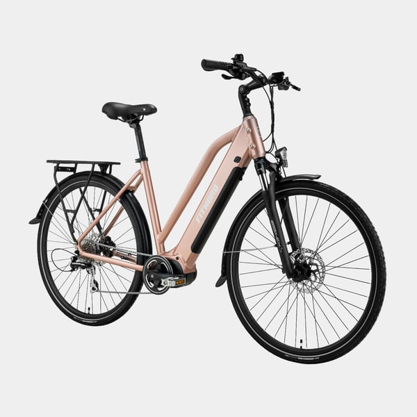FitNord Ava 500 Elsykkel 2024, gull (612 Wh batteri/80 Nm)