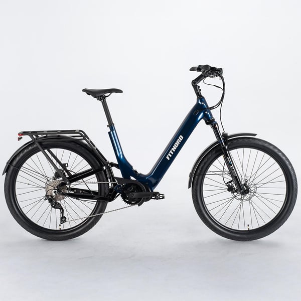 FitNord Ava 700FS NightSky Elsykkel, mørkeblå