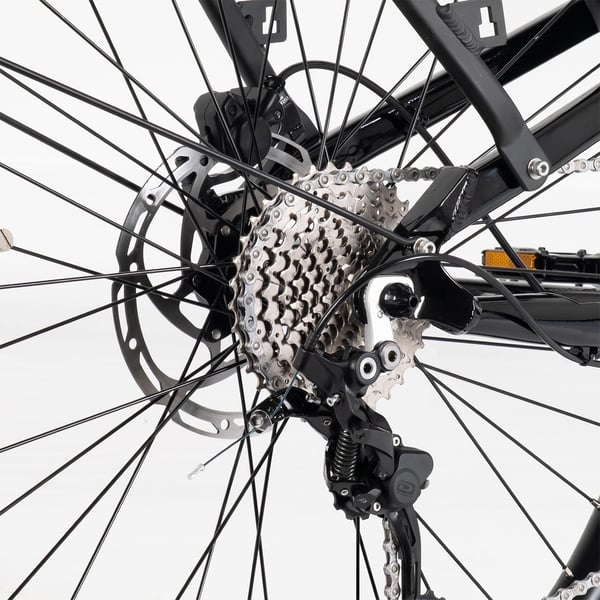 FitNord Venture 700FS DesertMax Elsykkel, matt sand, ramme 48 cm, dekk 27,5", batteri 720 Wh