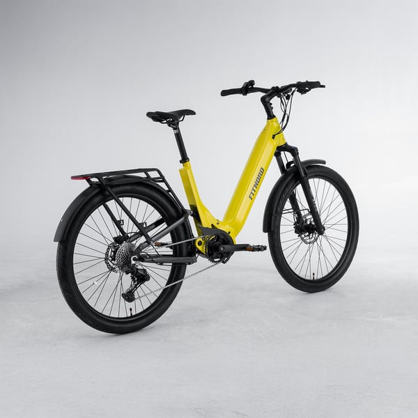 FitNord Ava 700FS Elsykkel 2025, gul