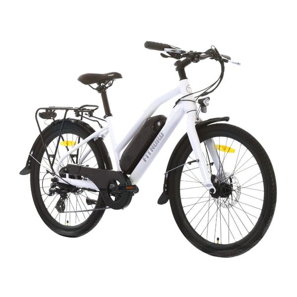 FitNord Ava Jr Elsykkel, hvit (360 Wh batteri)