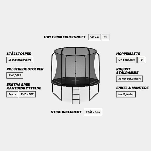FitNord Bounce Trampoline 305 cm