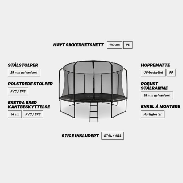 FitNord Bounce Trampoline 366 cm