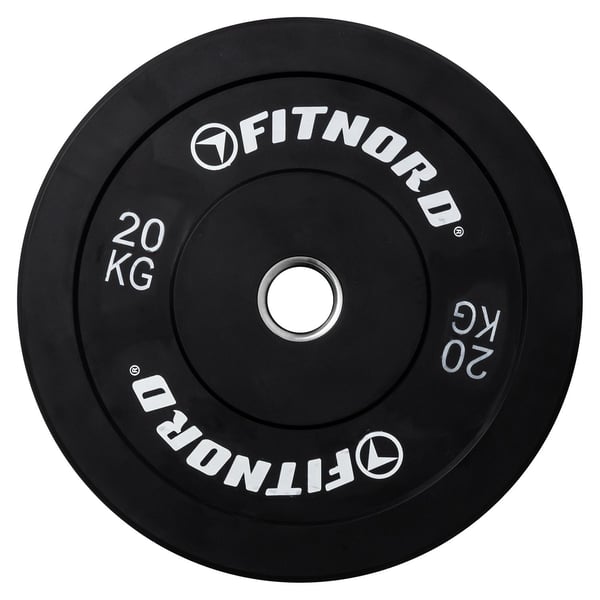 FitNord Bumper Black Vektplate 20 kg
