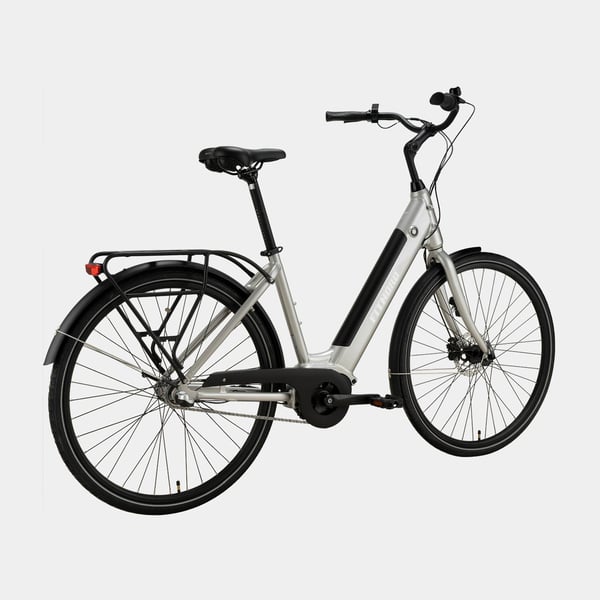 FitNord Classic 300 Elsykkel 2024, sølv (504 Wh batteri/60 Nm)