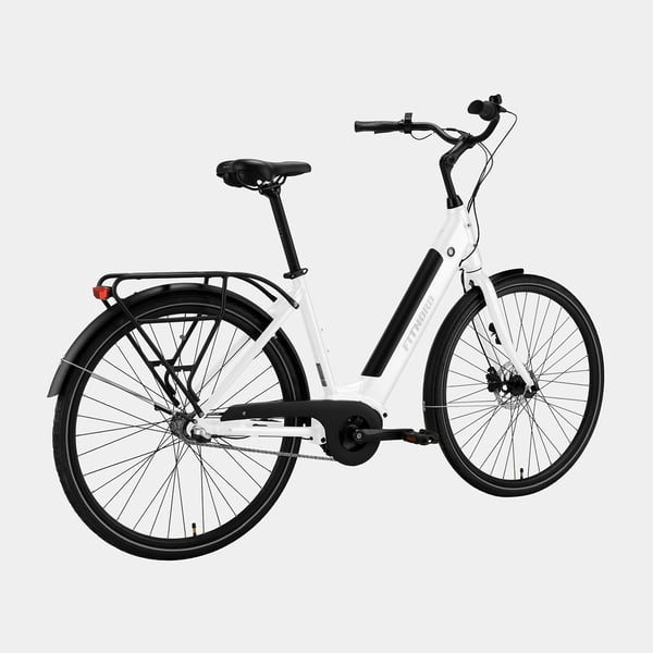 FitNord Classic 300 Elsykkel 2024, hvit (504 Wh batteri/60 Nm)