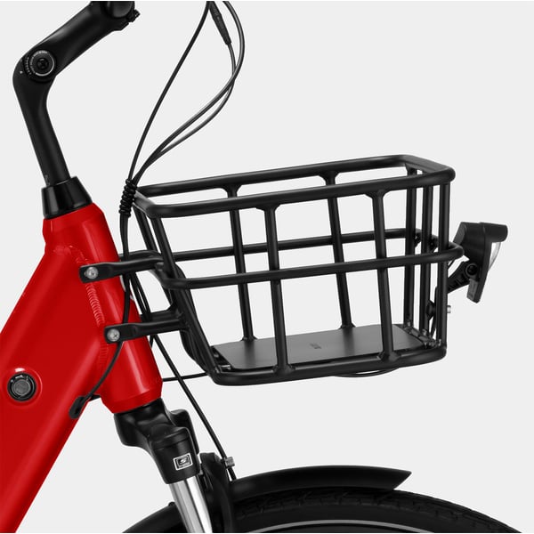 FitNord Classic 500 Elsykkel 2024, rød (630 Wh batteri/80 Nm)